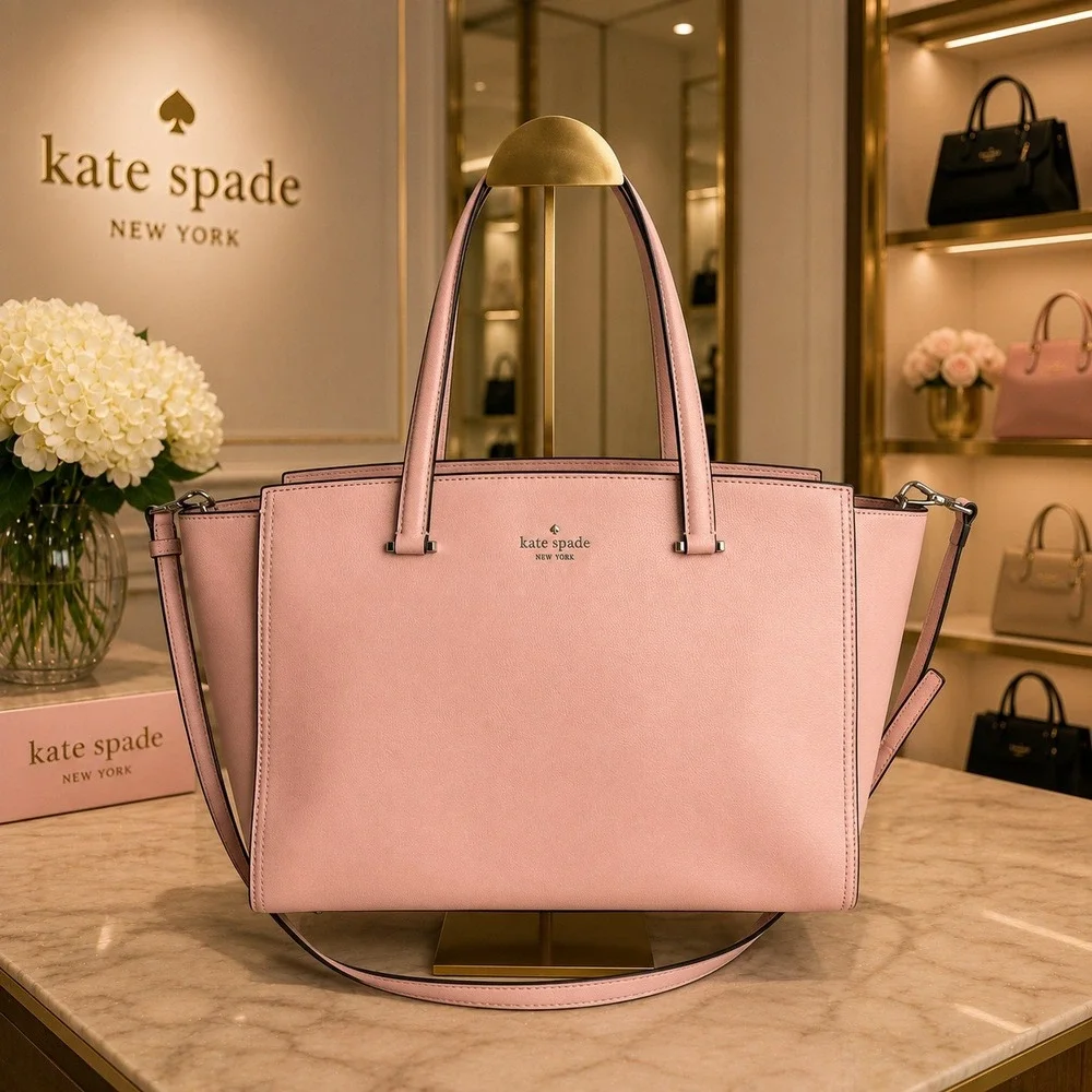Kate Spade Patterson Drive Geraldine Satchel Pink Leather Bag
